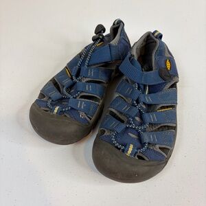 Keen Newport H2 Sandals Shoes Kid size 1 Outdoor Nature Shoe Navy Blue beach